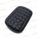 Rear Pillion Passenger Pad Seat 6 Suction Cup for Harley Dyna Sportster (2004–2023)