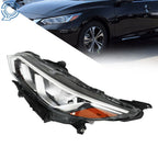 Left Headlight for Nissan Sentra (2020–2023) Halogen Black Housing