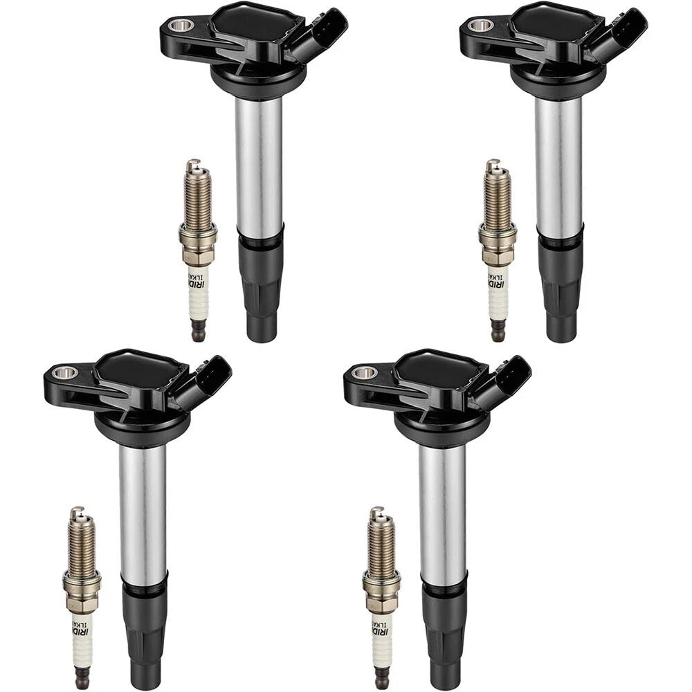 4X Ignition Coils & Iridium Spark Plugs for Nissan Sentra 1.8L (2000–2006)
