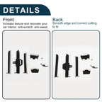 Air Vent Clips Tab for BMW X5 G05 Black Silver Tone Right (2019-2023)