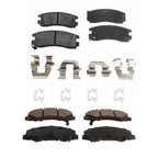 Brake Pad Set for Chevrolet Impala (2006–2010) Front and Rear 2X FWD