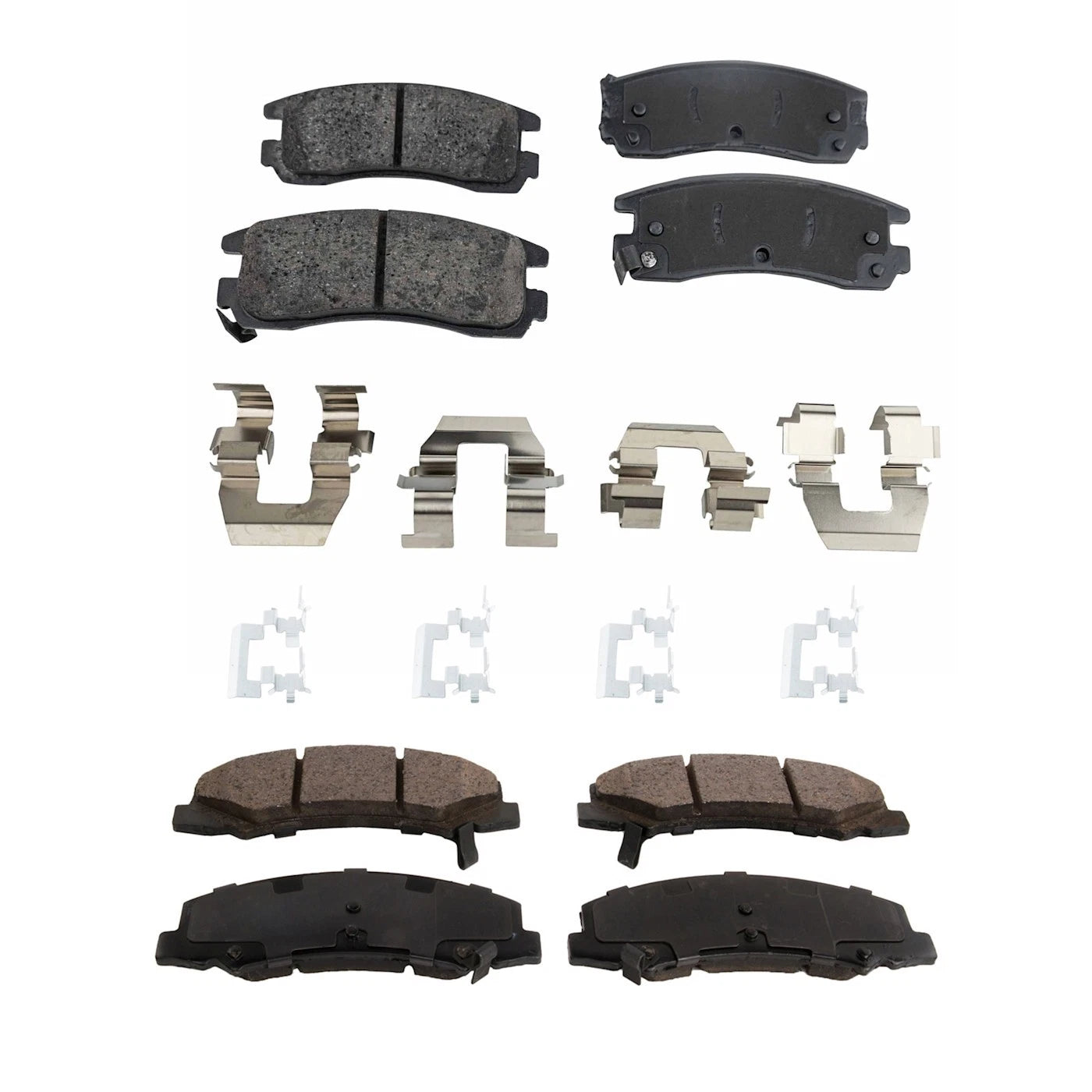 Brake Pad Set for Chevrolet Impala (2006–2010) Front and Rear 2X FWD