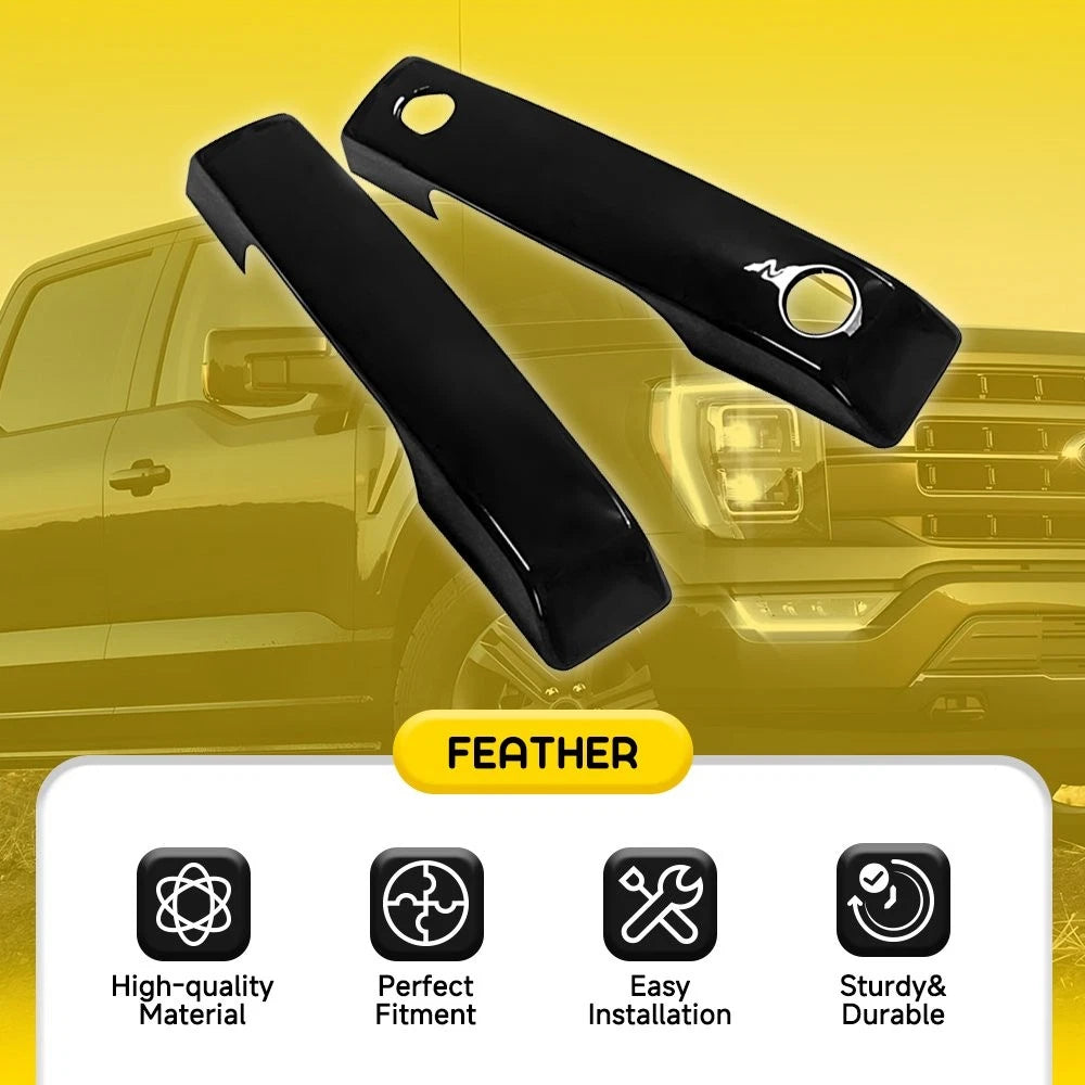 Set of 4 Exterior Door Handle Covers for Ford F-150 (2021–2024)