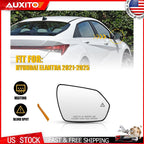 Heated Passenger Side Mirror Glass with Blind Spot for Hyundai Elantra (2021–2025)