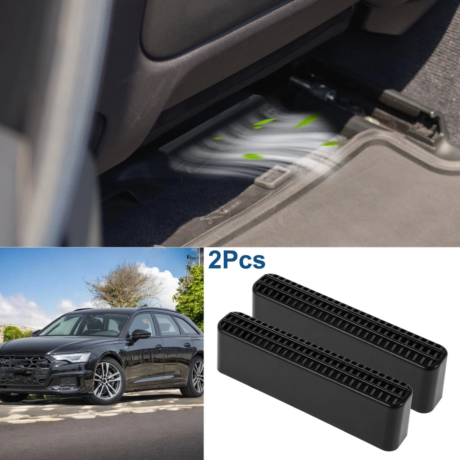 2X Under Seat Air Outlet Protection Cover for Toyota RAV4 (2019–2025)