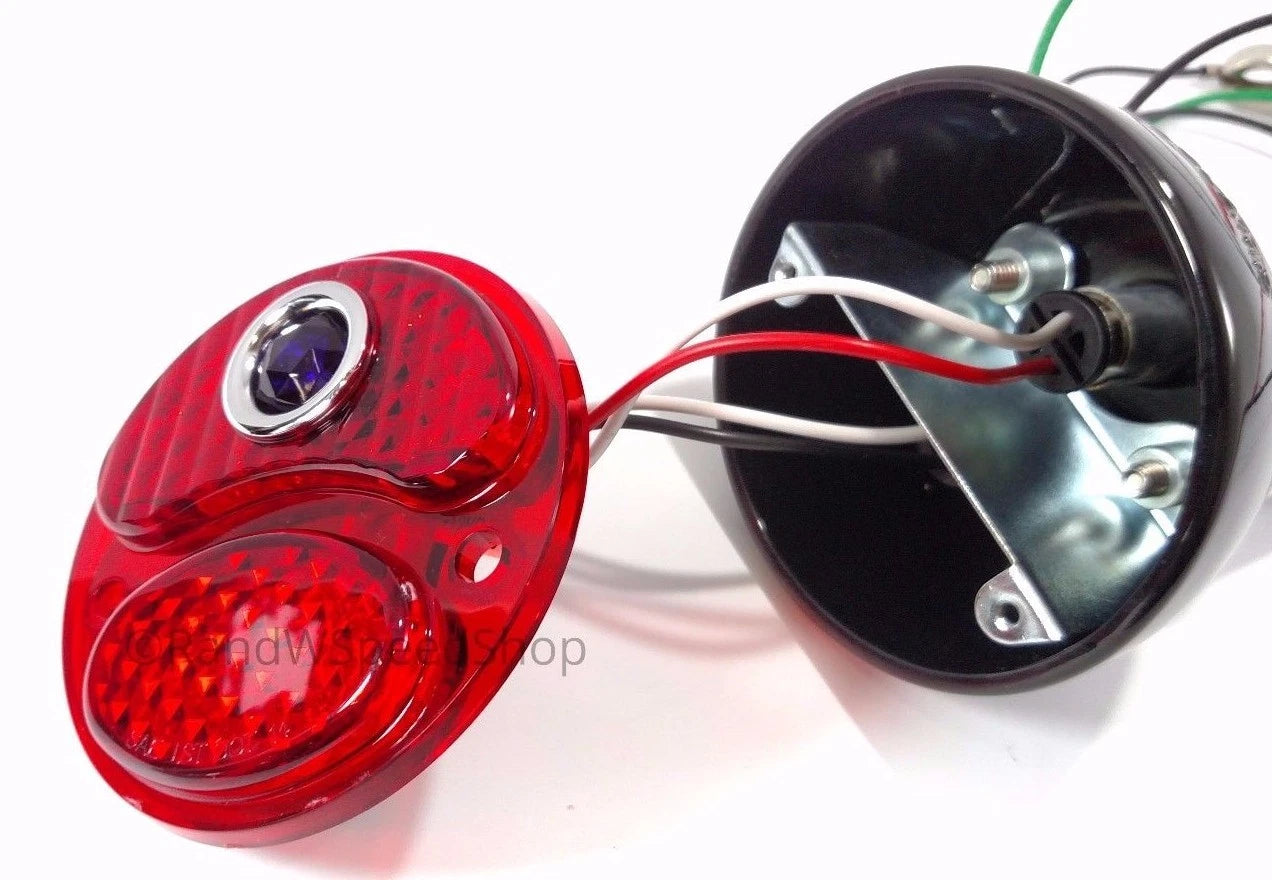 LED Tail Light Stop Light Blue Dot Right for 1928-1931 Ford Model A