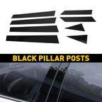 8PC Glossy Black Pillar Posts Window Door Trim Cover for Nissan Altima (2013–2018)