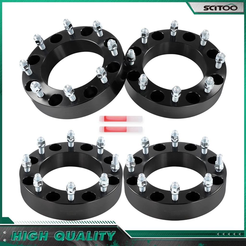 Set of 4 Wheel Spacers 2" 8x210 M14x1.5 for GMC Sierra 3500 HD (2011–2024)