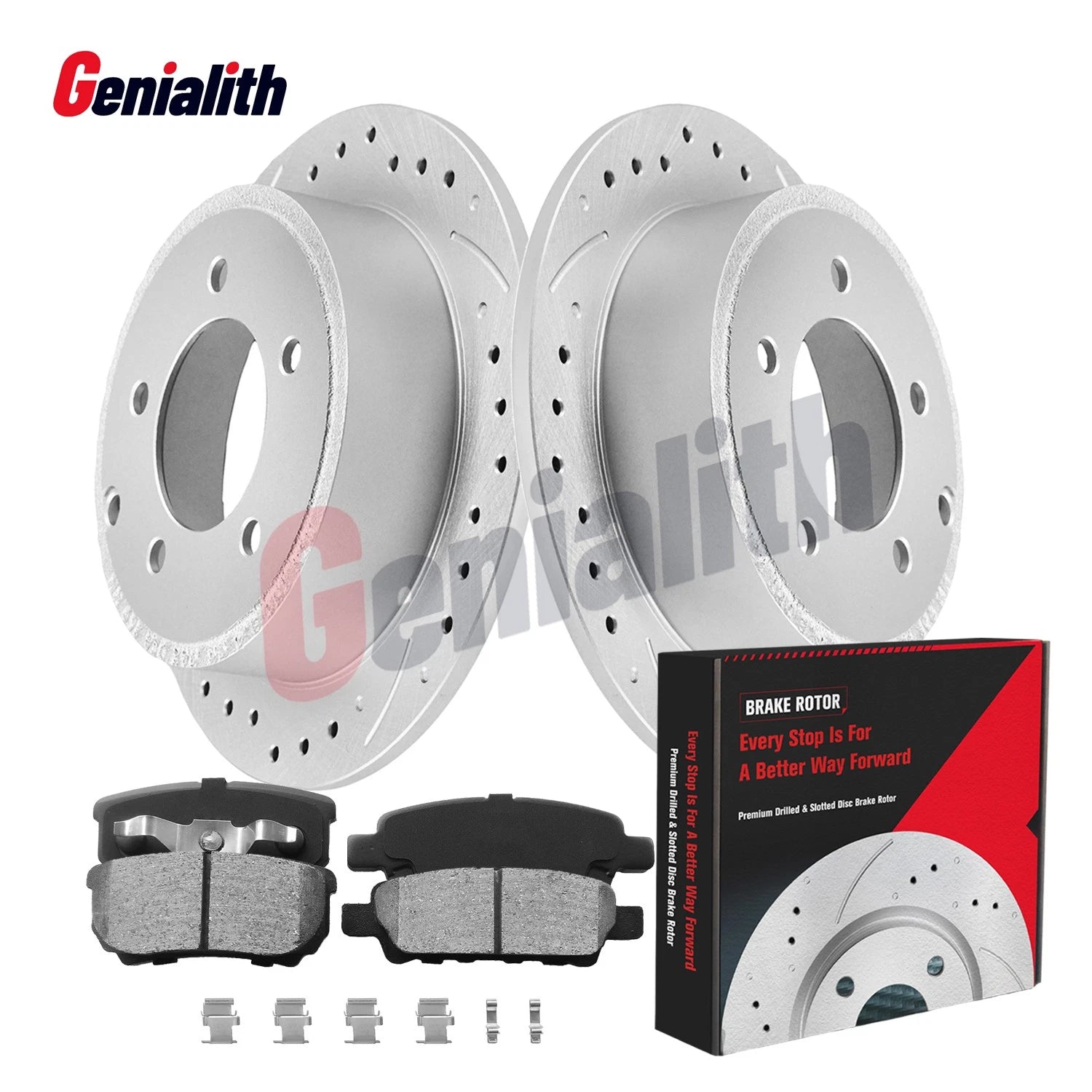 262mm Rear Drilled Brake Rotors & Pads for Jeep Compass Patriot Dodge Avenger (2007–2017)