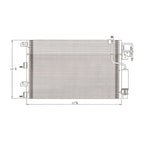 Replacement A/C Condenser Repair Part For 2008-2011 Ford Focus