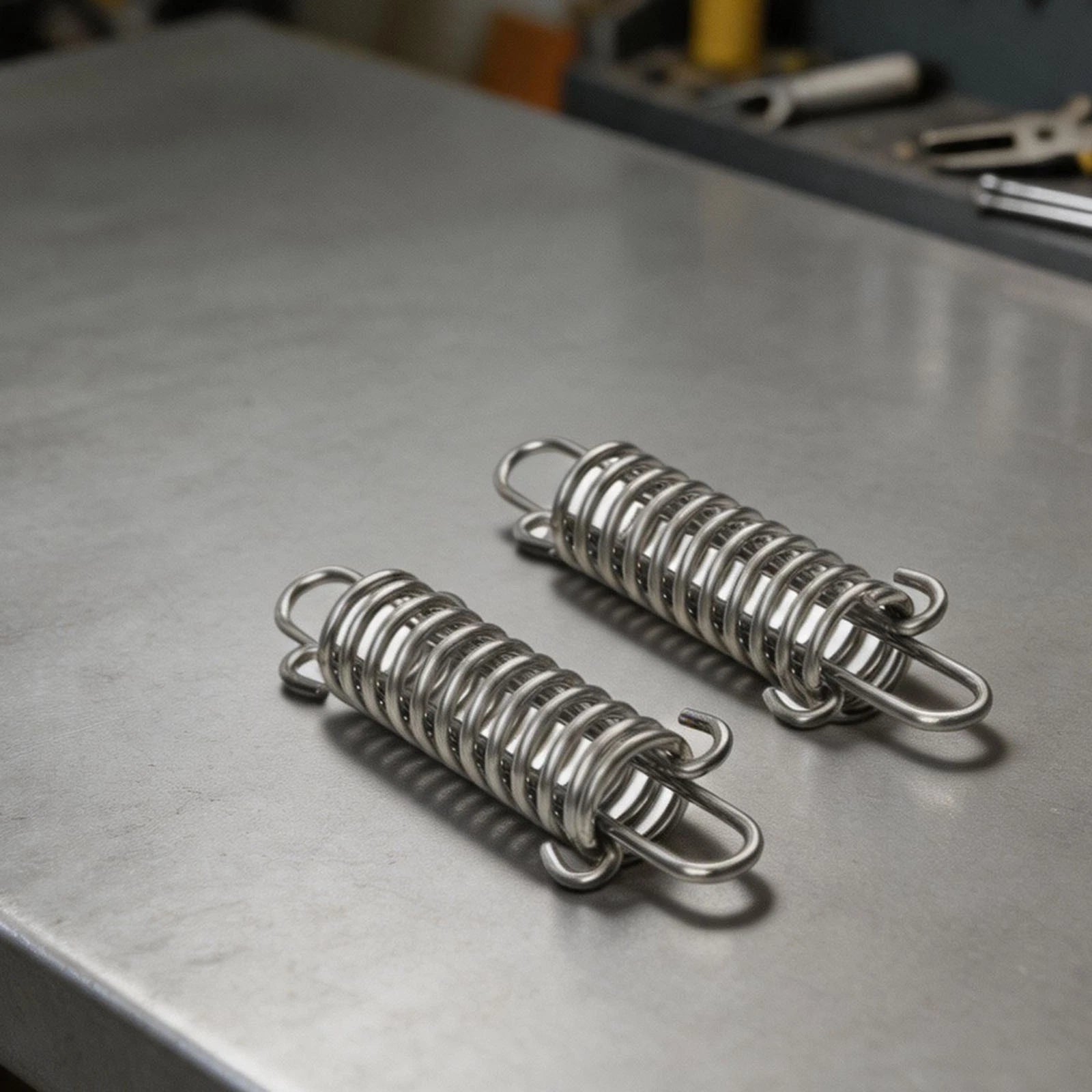 Set of 2 Stainless Steel Spring Buffers for Marine Mooring Yachts
