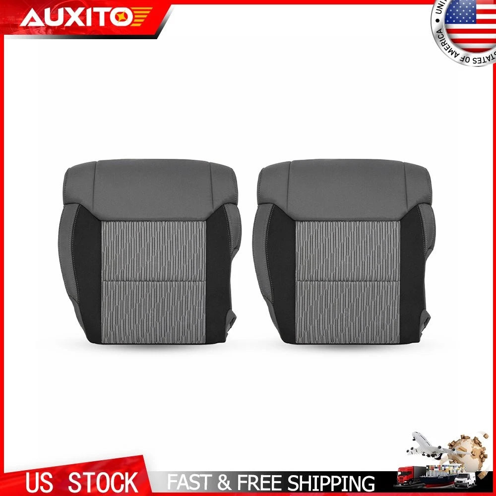 Set of 2 Front Left Right Bottom Cloth Seat Covers for Toyota Tundra (2014–2021)