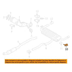 Rear Muffler Exhaust Bracket for BMW F40 F44 F45 F46