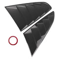 Car Louvers Side Window for Ford Mustang 2015-2023 Carbon Fiber ABS