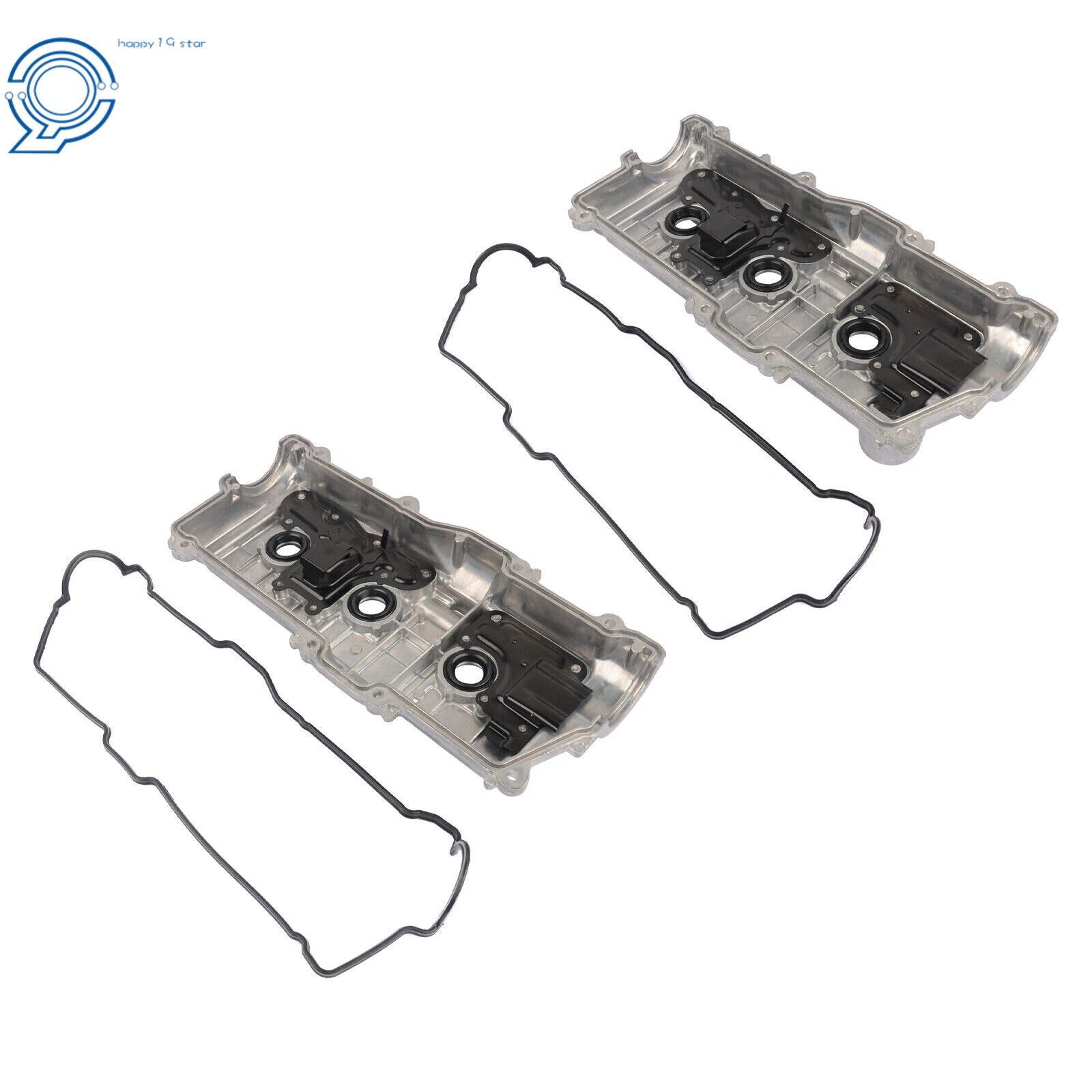 Pair Engine Valve Covers with Gaskets for Toyota Tacoma T100 4Runner (1995–2004)