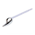 Toilet Tank Flush Lever Handle Assembly Chrome Finish for Universal Fit