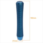 NRG SK-710BL Shift Knob 180mm Blue w/4 Thread Adapters for Universal Fit
