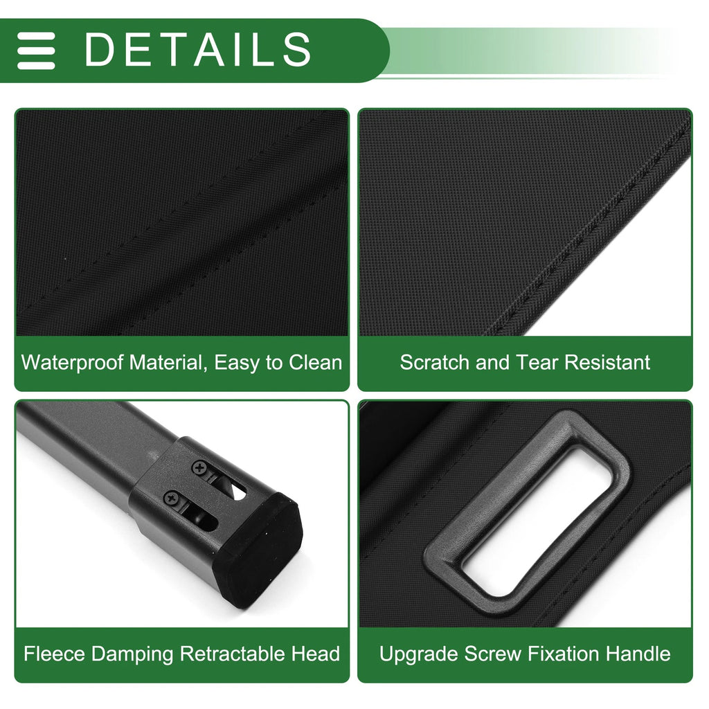 Retractable Cargo Cover for Toyota Land Cruiser Prado (2010–2023) Gloss Black
