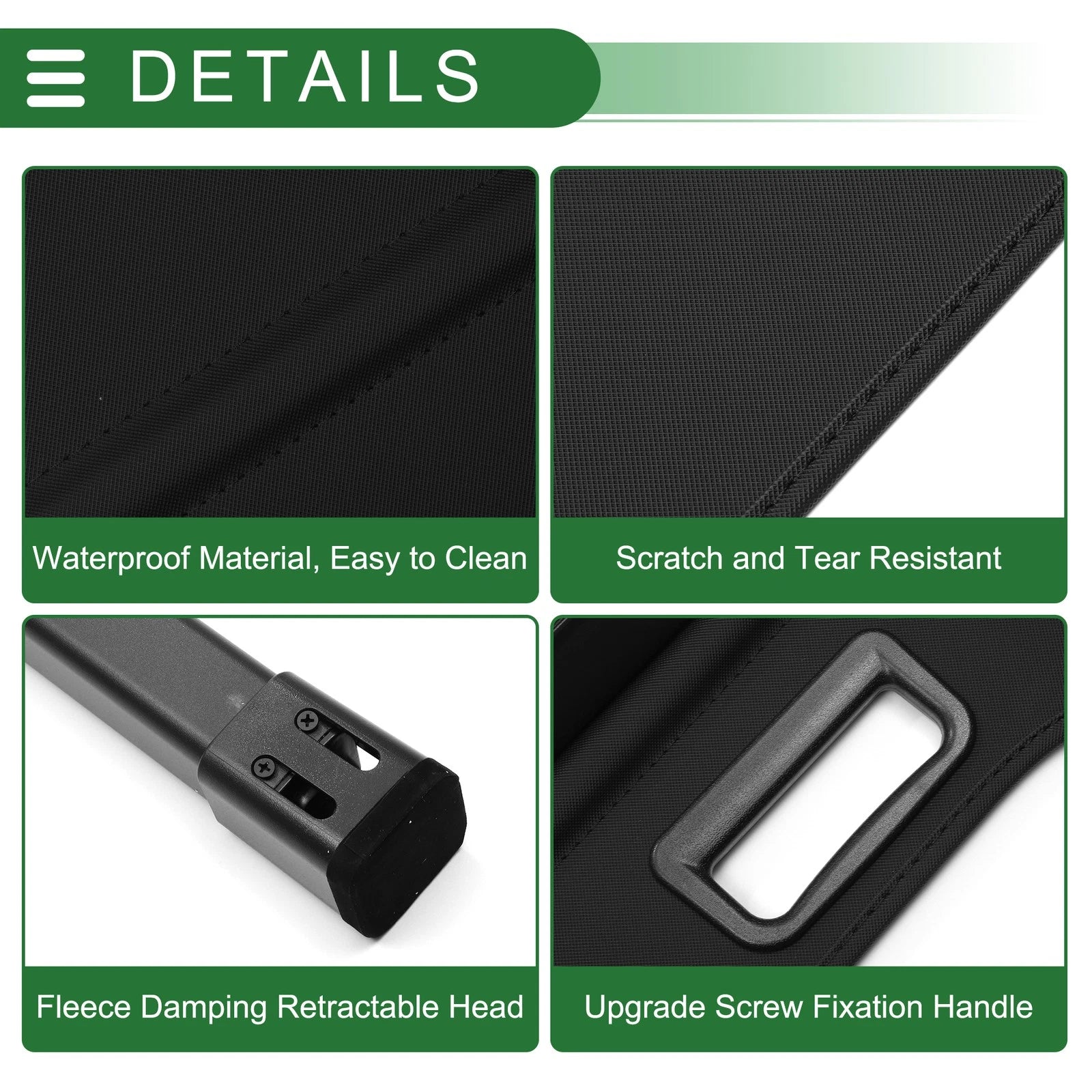 Retractable Cargo Cover for Toyota Land Cruiser Prado (2010–2023) Gloss Black