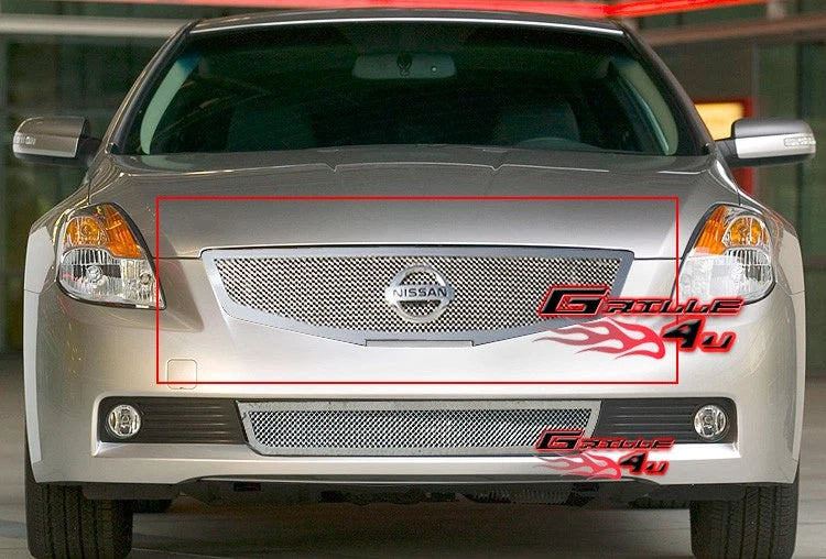 Stainless Steel Chrome Mesh Grille for Nissan Altima Coupe (2007–2009)