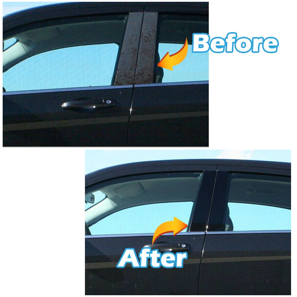Set of 4 Door B Pillar Appliques for Ford F150 Supercrew (1997–2003)