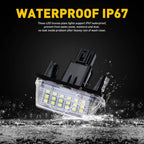 2X Rear LED License Plate Light for Toyota Camry Yaris Highlander Avalon Prius