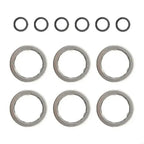 12Pcs Fuel Injector Gasket Rings for BMW 335i 528i N20 B38 (2012-2015)