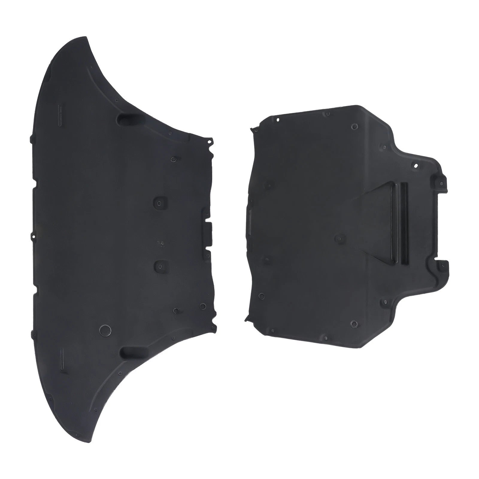 2X Front Engine Splash Shield Baffle Guard for Audi Q7 Q8 (2018-2023)