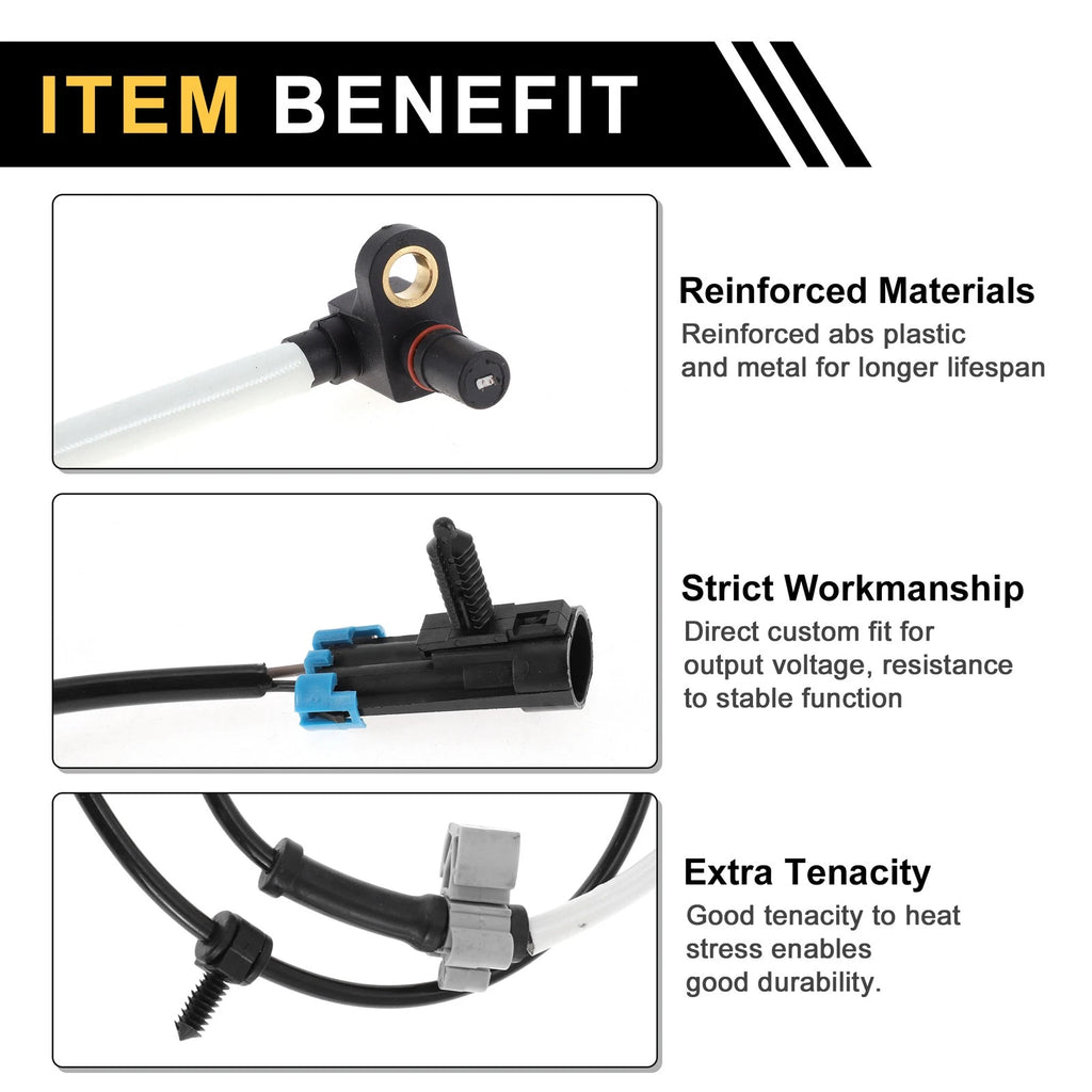 ABS Wheel Speed Sensor No. 15112402 for Chevrolet Silverado 2500 (1999–2004)