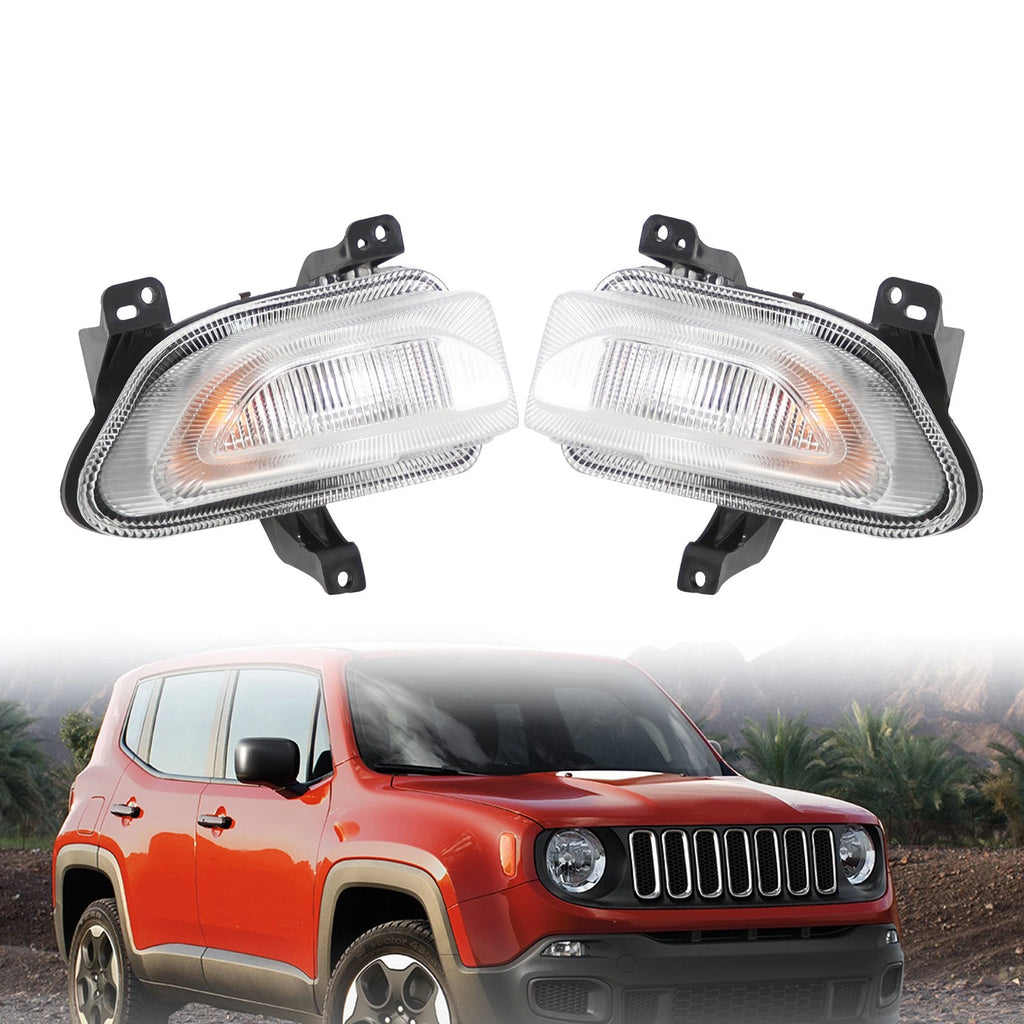 Set of 2 Park Turn Signal Lamps for Jeep Renegade (2015–2018)