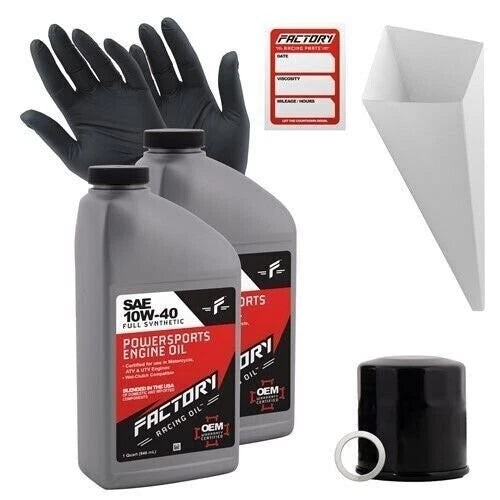 2Qt Oil Change Kit for Kawasaki KAF620 Mule 4000 (2000–2009)
