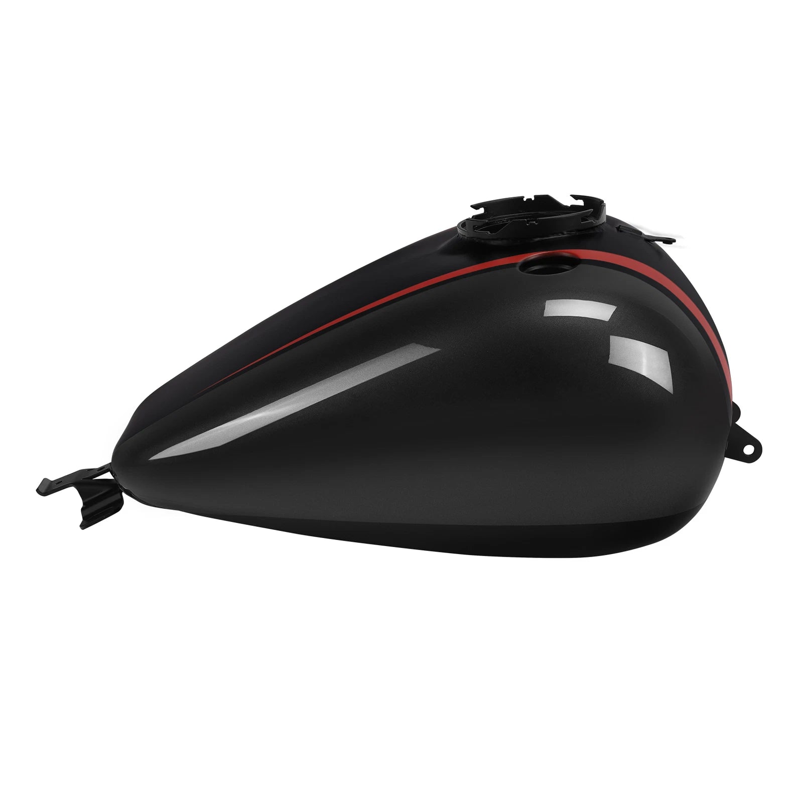 Fuel Gas Tank for Harley Touring CVO (2008–Present) Dark Alloy/Black Denim