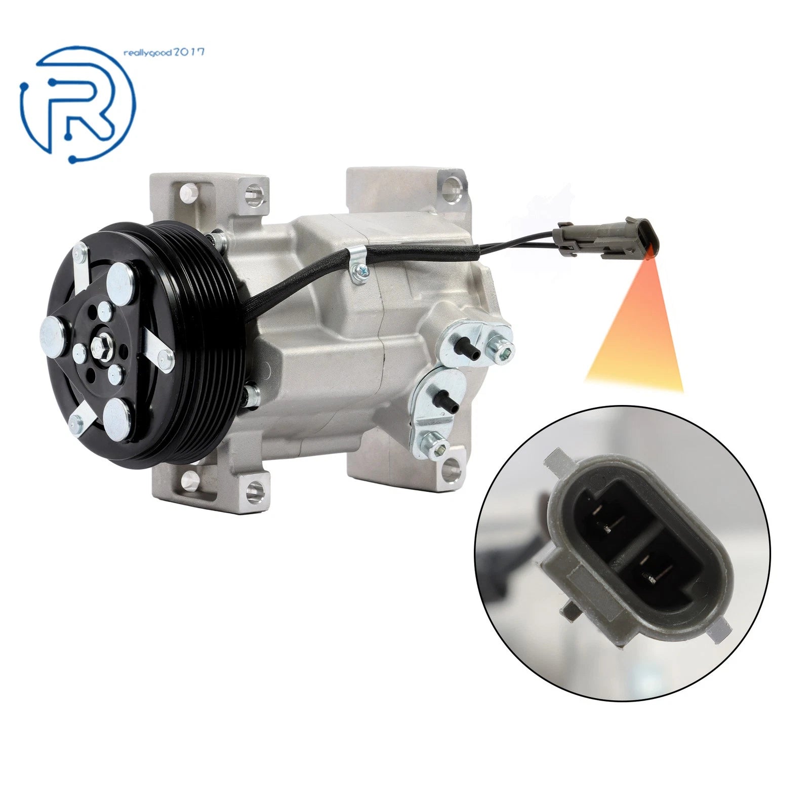 A/C Compressor for Chevrolet Silverado 1500 2500 HD 3500 HD (2003–2010)