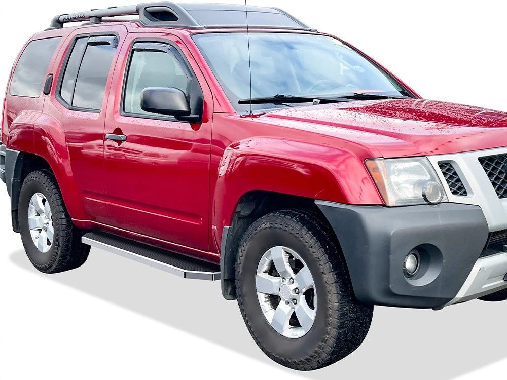6" Polished iBoard Side Step Nerf Bars for Nissan Xterra (2005-2015)