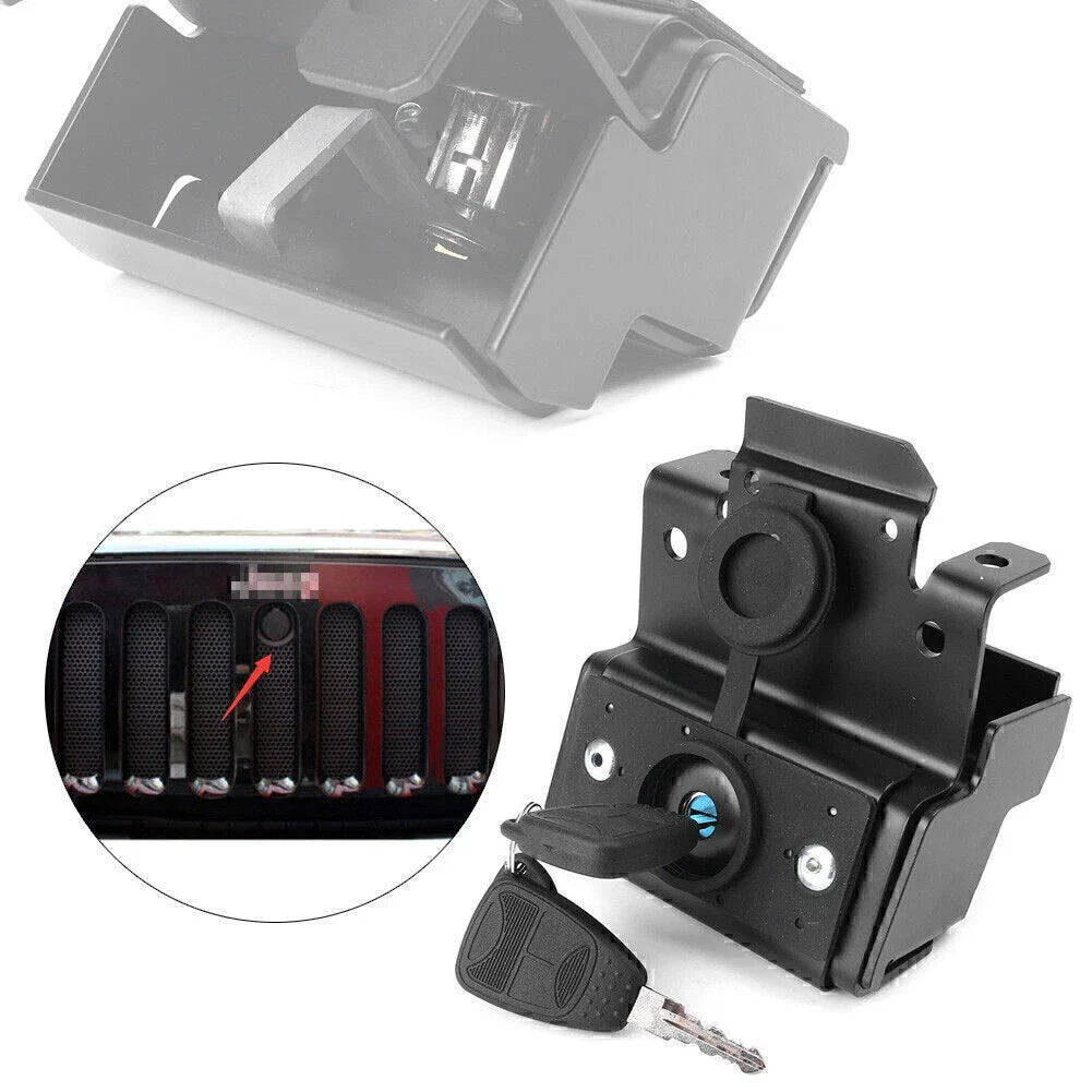 Hood Lock Assembly for 2007-2016 Jeep Wrangler JK/Unlimited (07-16)