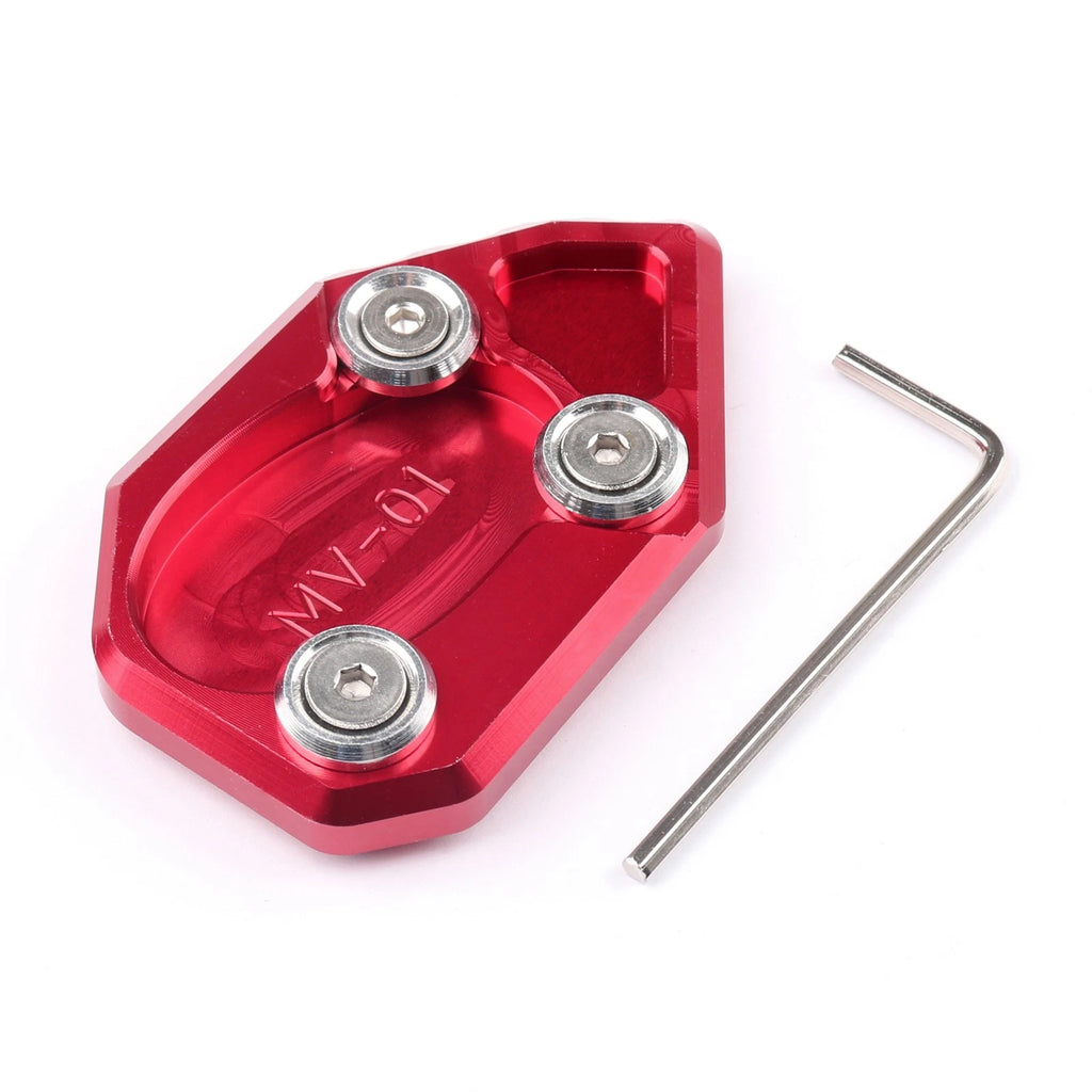 Side Kickstand Plate Pad for MV Agusta Brutale 1078, F4, 990R (2007–2010)