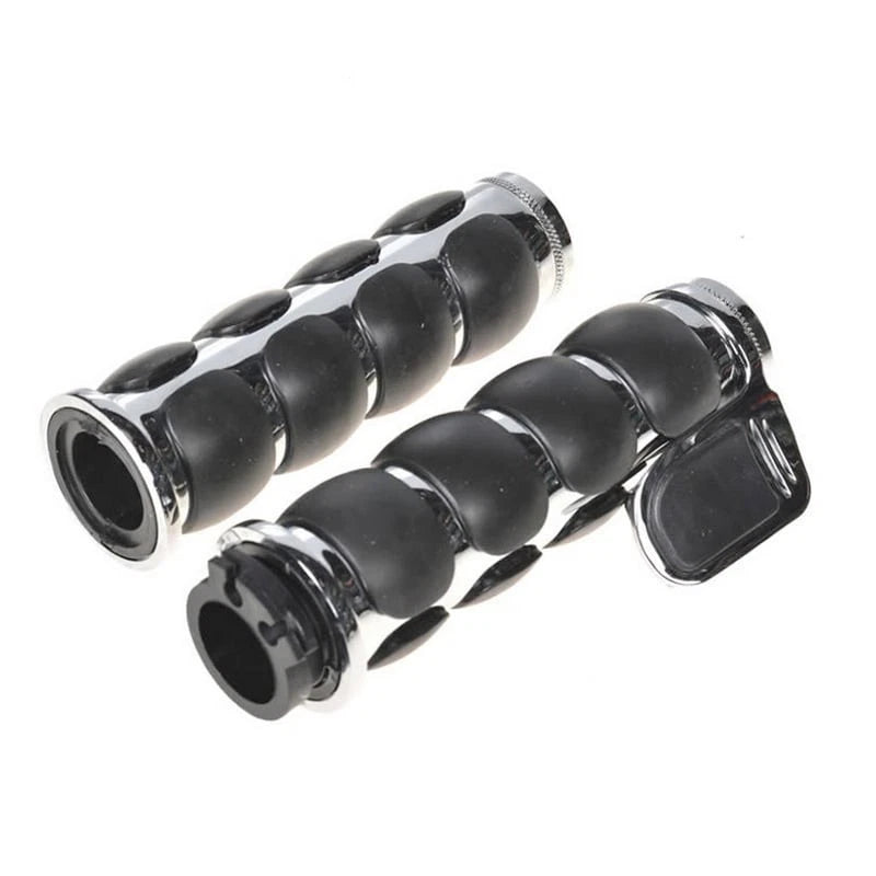 Pair of 1'' Handlebar Hand Grips for Harley Electra Glide Dyna Road King