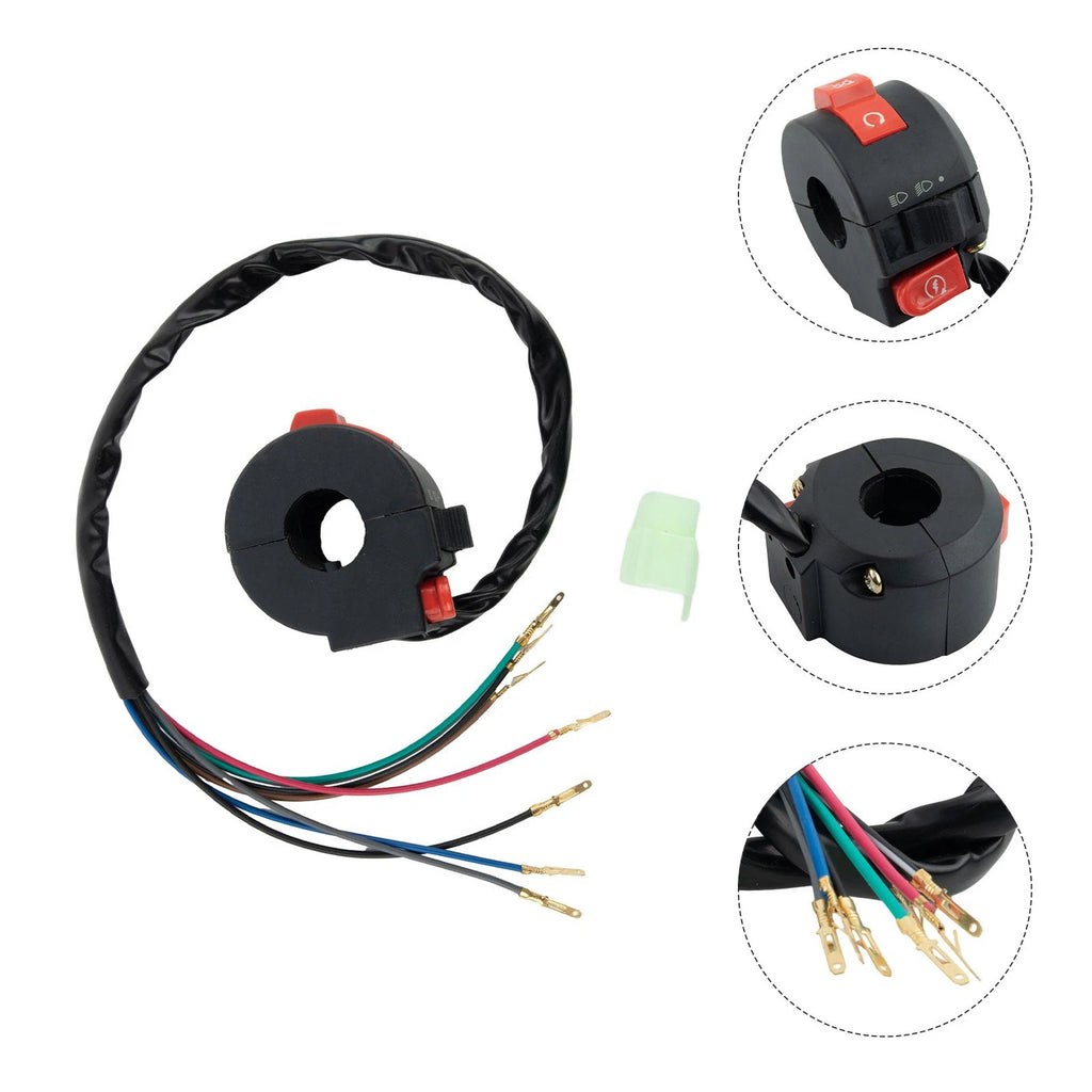 7 Wire Kill Starter Light Switch for ATV Quad (Universal Fit)