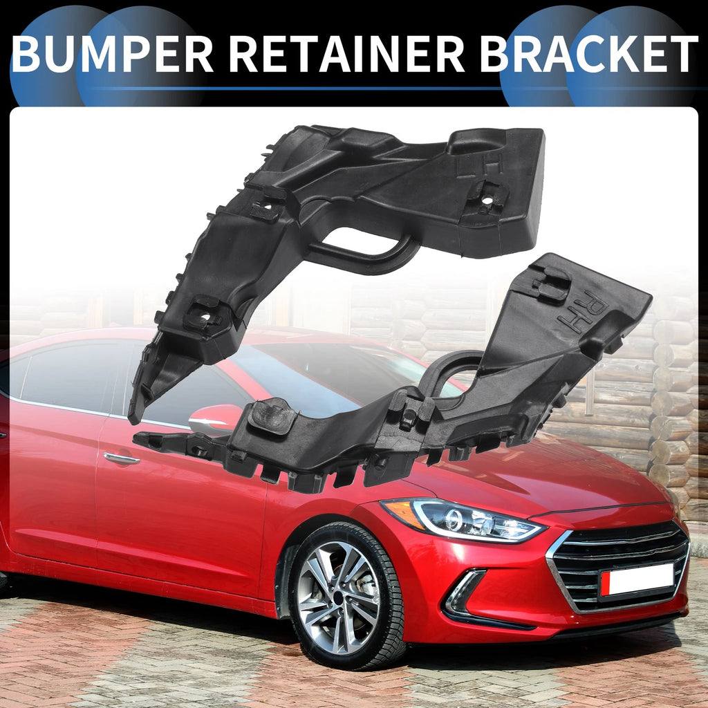 1 Pair Front Bumper Retainer Bracket No. 86513F2000 for Hyundai Elantra (2017–2018)