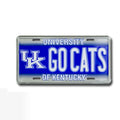 University of Kentucky Metal License Plate Wall Tag