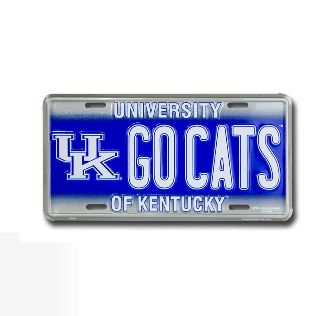 University of Kentucky Metal License Plate Wall Tag