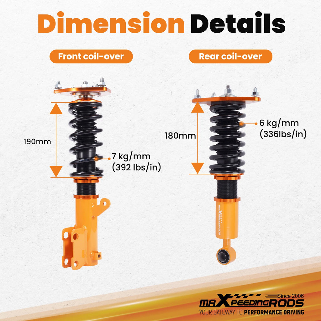 Coilovers Suspension Lowering Kit for Mitsubishi Eclipse (2006-2012)