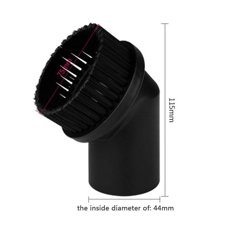Round Brush & Flat Nozzle Tool for Industrial Vacuum Cleaner Accessories