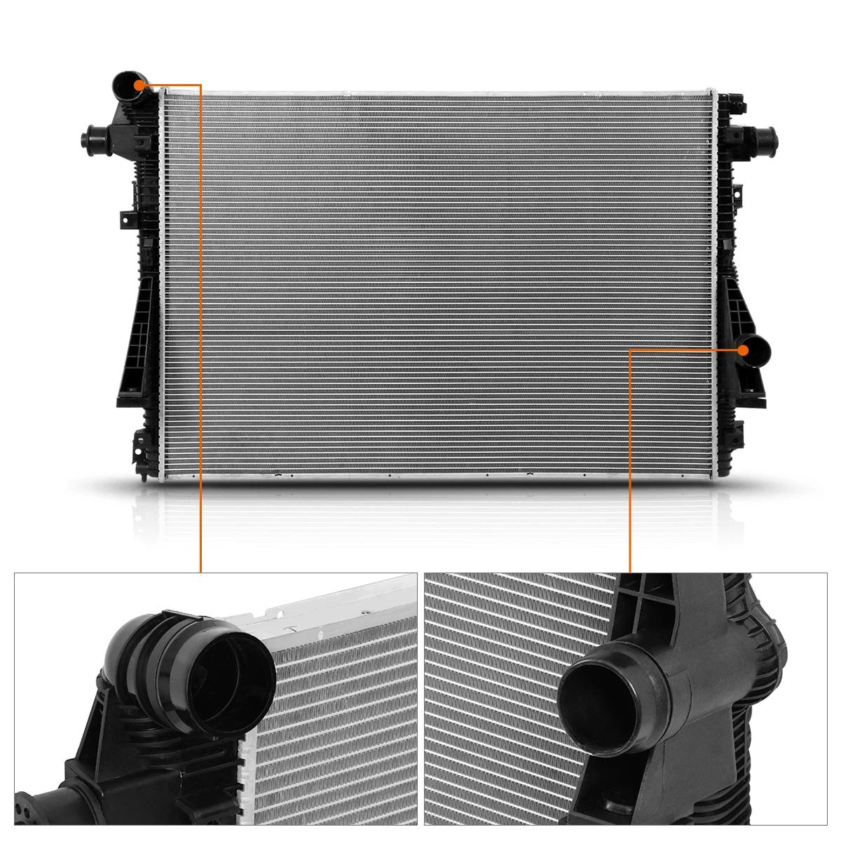 Aluminum OE Style Radiator for Ford F250-F550 SD 6.7L Turbo (2011–2016) DPI-13230