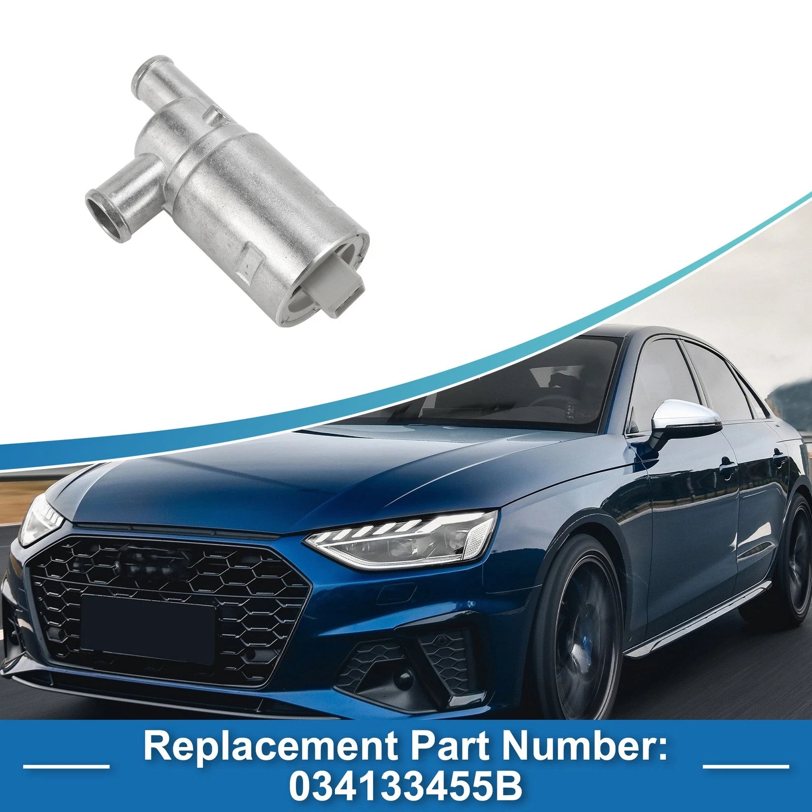 Idle Air Control Valve for Audi Coupe (1990–1991) No. 034133455B