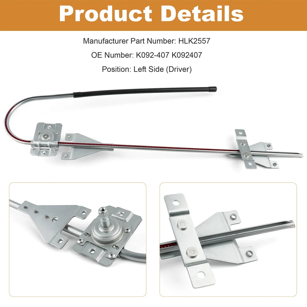 Window Regulator for Kenworth C500, T300, T800, W900B/L (K092-407)