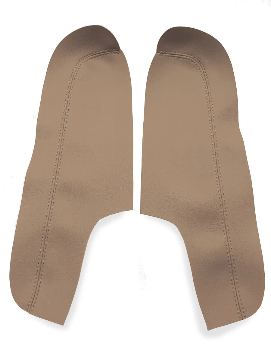 2X Front Door Panel Armrest Covers Leather for Honda Odyssey (2005–2010) Beige