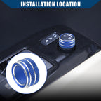 Rear View Mirror Switch Knob Cover for Toyota Sienta (2015–2023) Blue