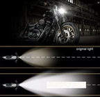 5.75" Chrome LED Bullet Headlight Lamp for Harley Touring
