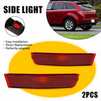 2X Rear Red Bumper Marker Light Housing for Lincoln MKX (2007–2010) 7A1Z15A201B